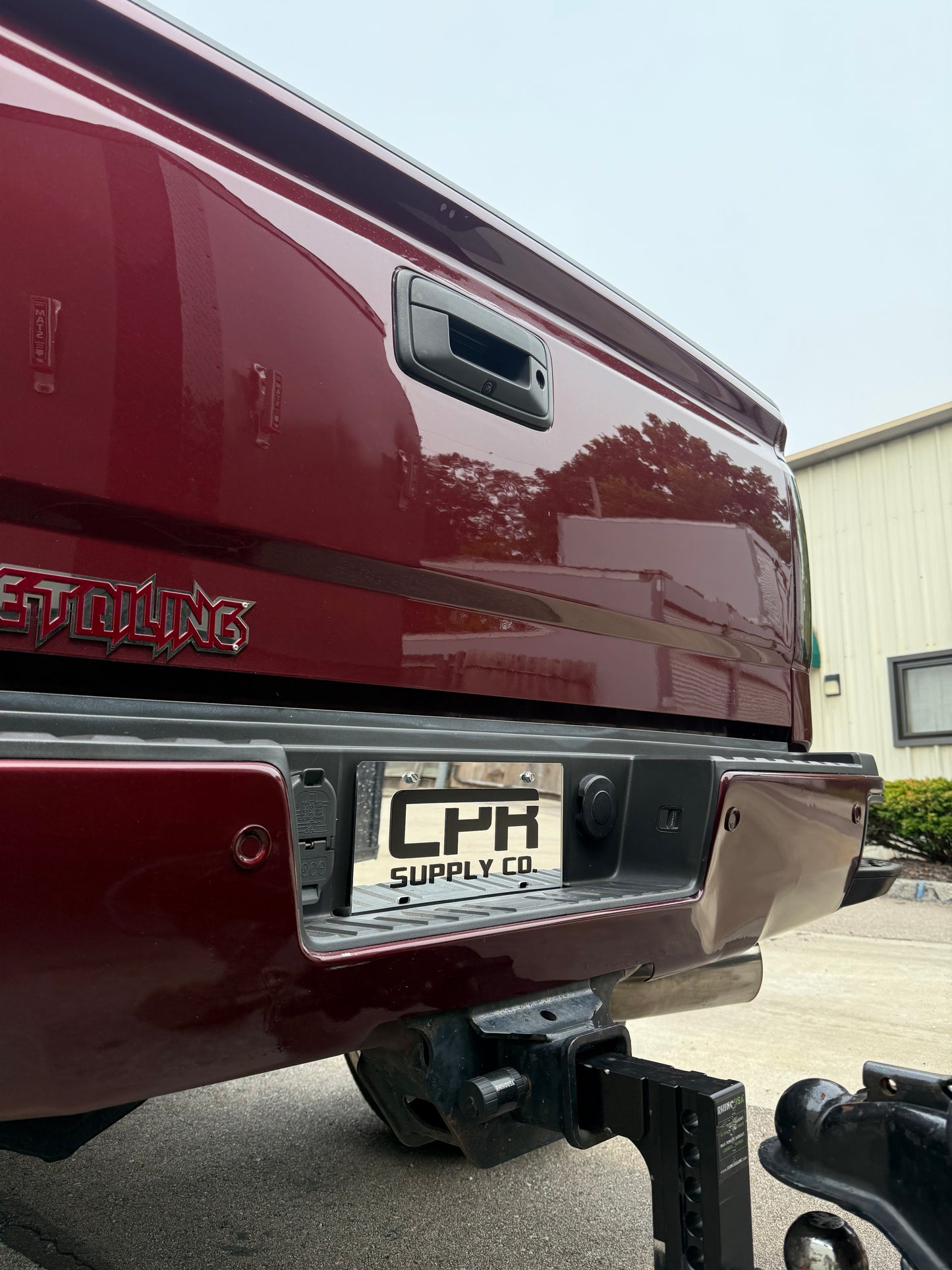 CPR Reflective License Plate